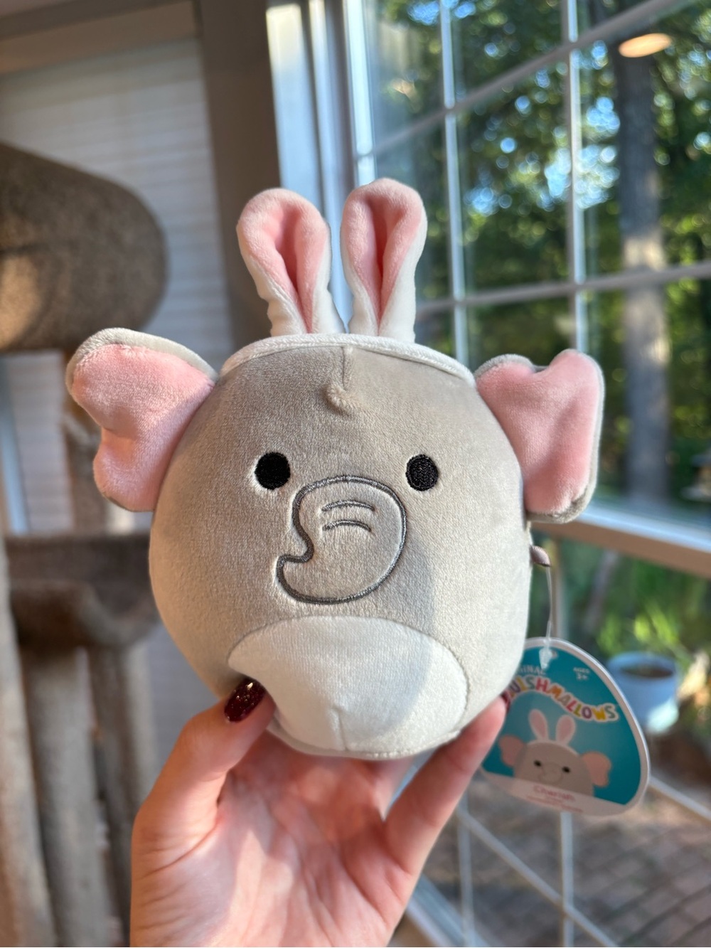 Nwt cherish the elephant 5in squishmallow with bunny ears OG 2020